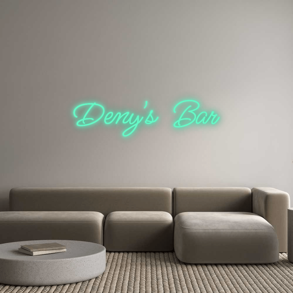 Custom Neon: Deny's Bar - Mr Luciole