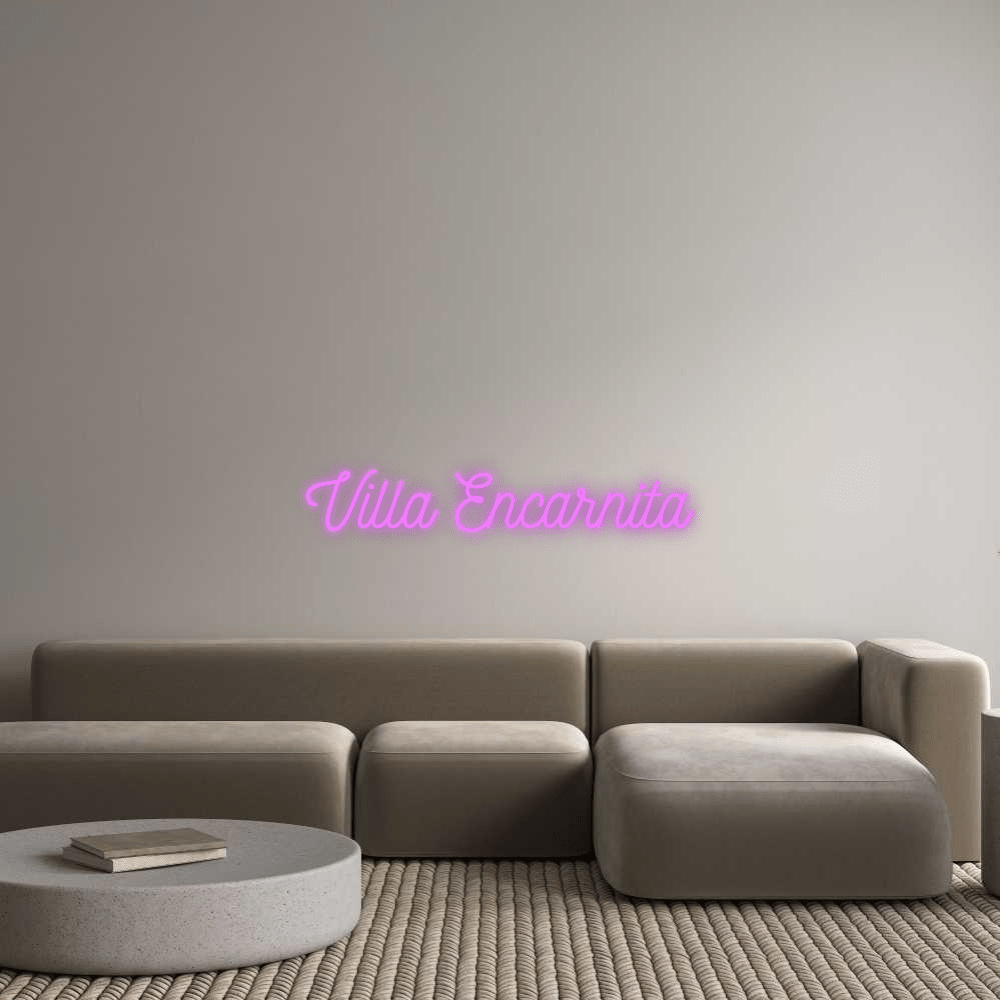 Custom Neon: Villa Encarnita - Mr Luciole