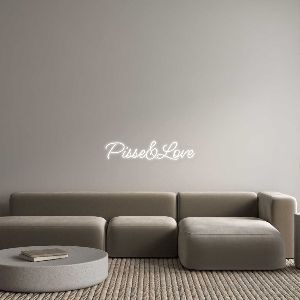 Custom Neon: Pisse&Love - Mr Luciole