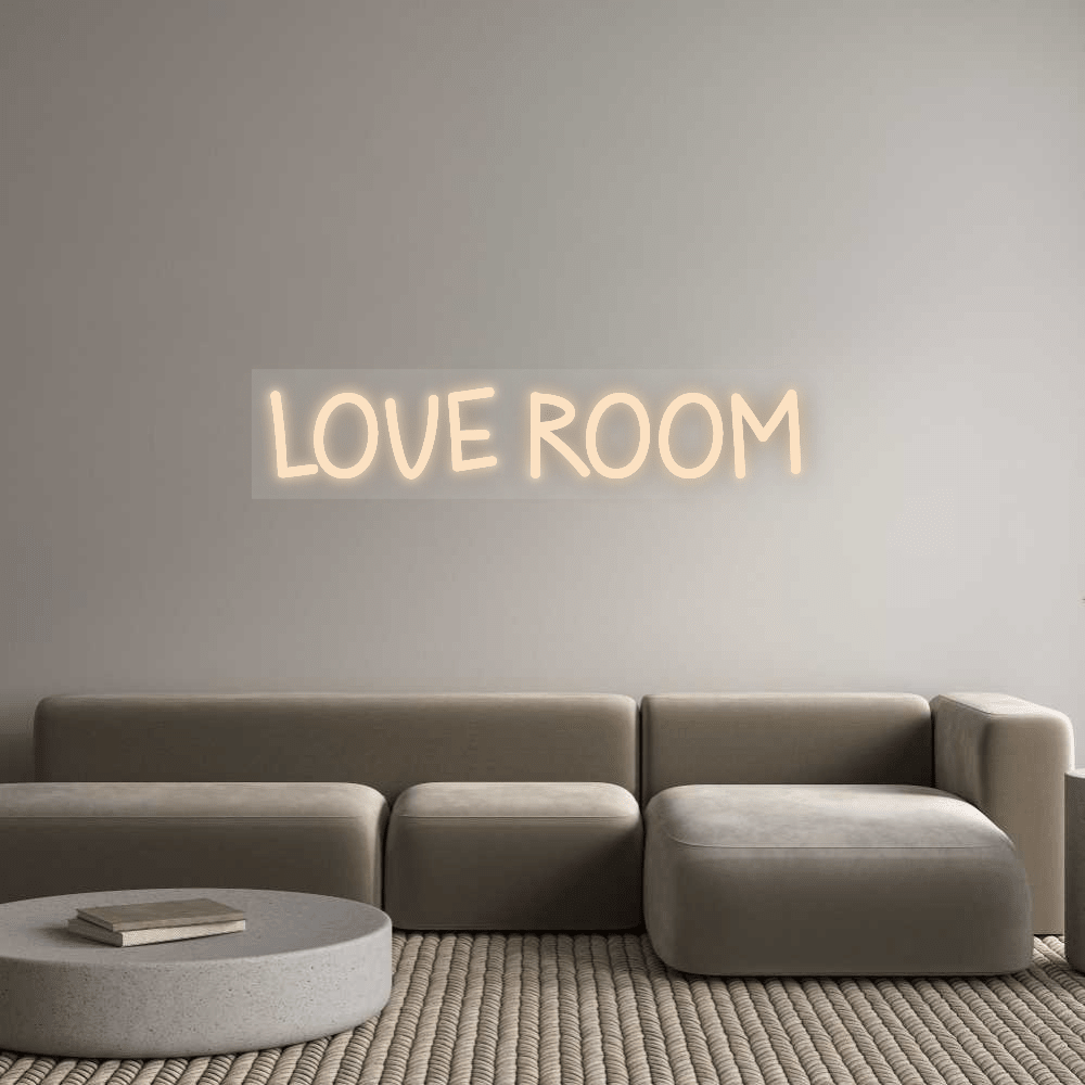 Custom Neon: LOVE ROOM - Mr Luciole
