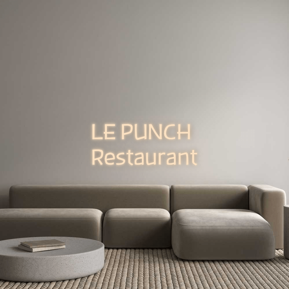 Custom Neon: LE PUNCH Restau... - Mr Luciole