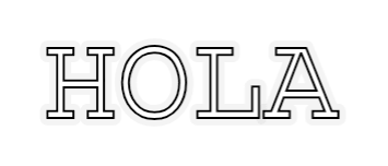 Custom Neon: HOLA - Mr Luciole