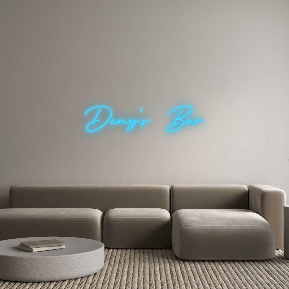 Custom Neon: Deny's Bar - Mr Luciole