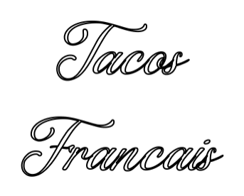Custom Neon: Tacos Francais - Mr Luciole