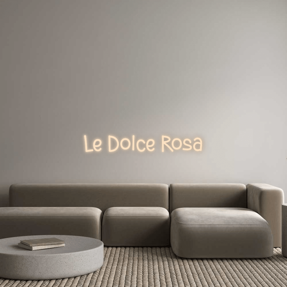 Custom Neon: Le Dolce Rosa - Mr Luciole