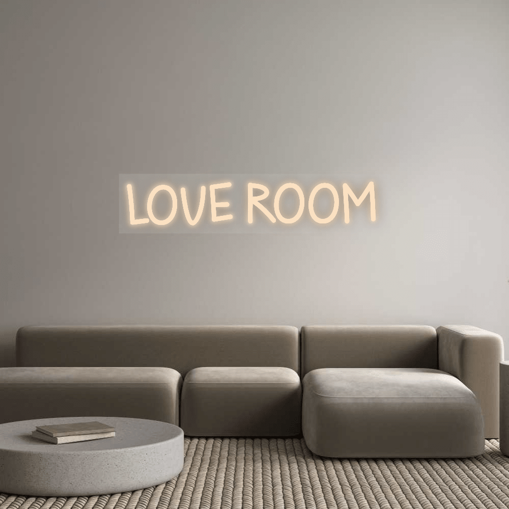 Custom Neon: LOVE ROOM - Mr Luciole