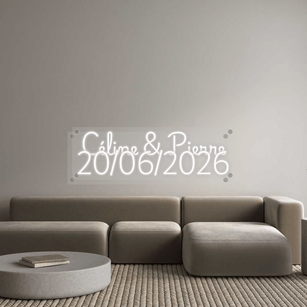 Custom Neon: Céline & Pierre... - Mr Luciole