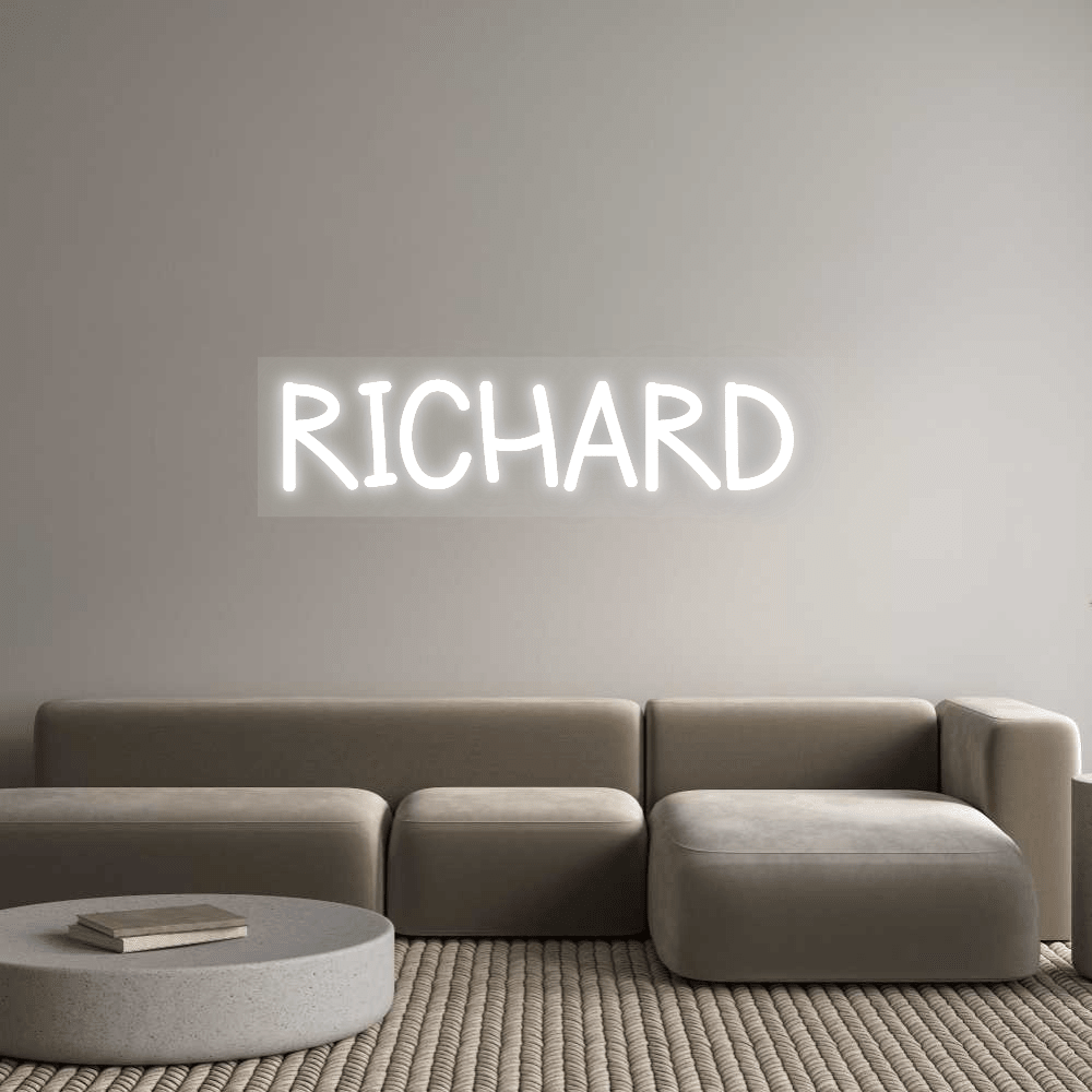 Custom Neon: RICHARD - Mr Luciole