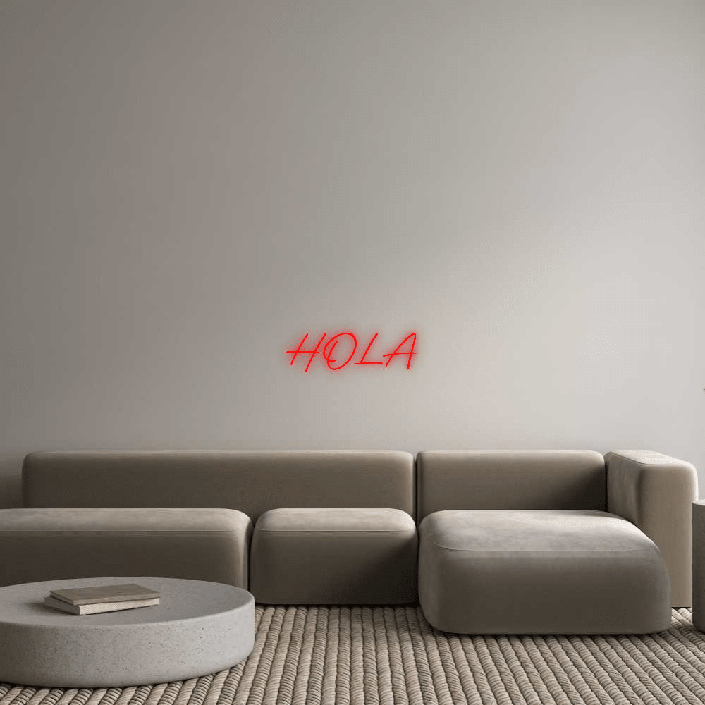 Custom Neon: HOLA - Mr Luciole
