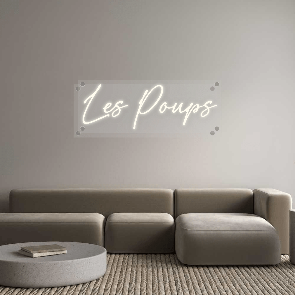 Custom Neon: Les Poups - Mr Luciole