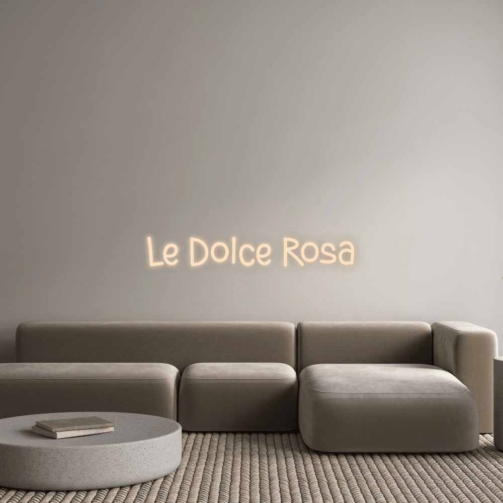 Custom Neon: Le Dolce Rosa - Mr Luciole