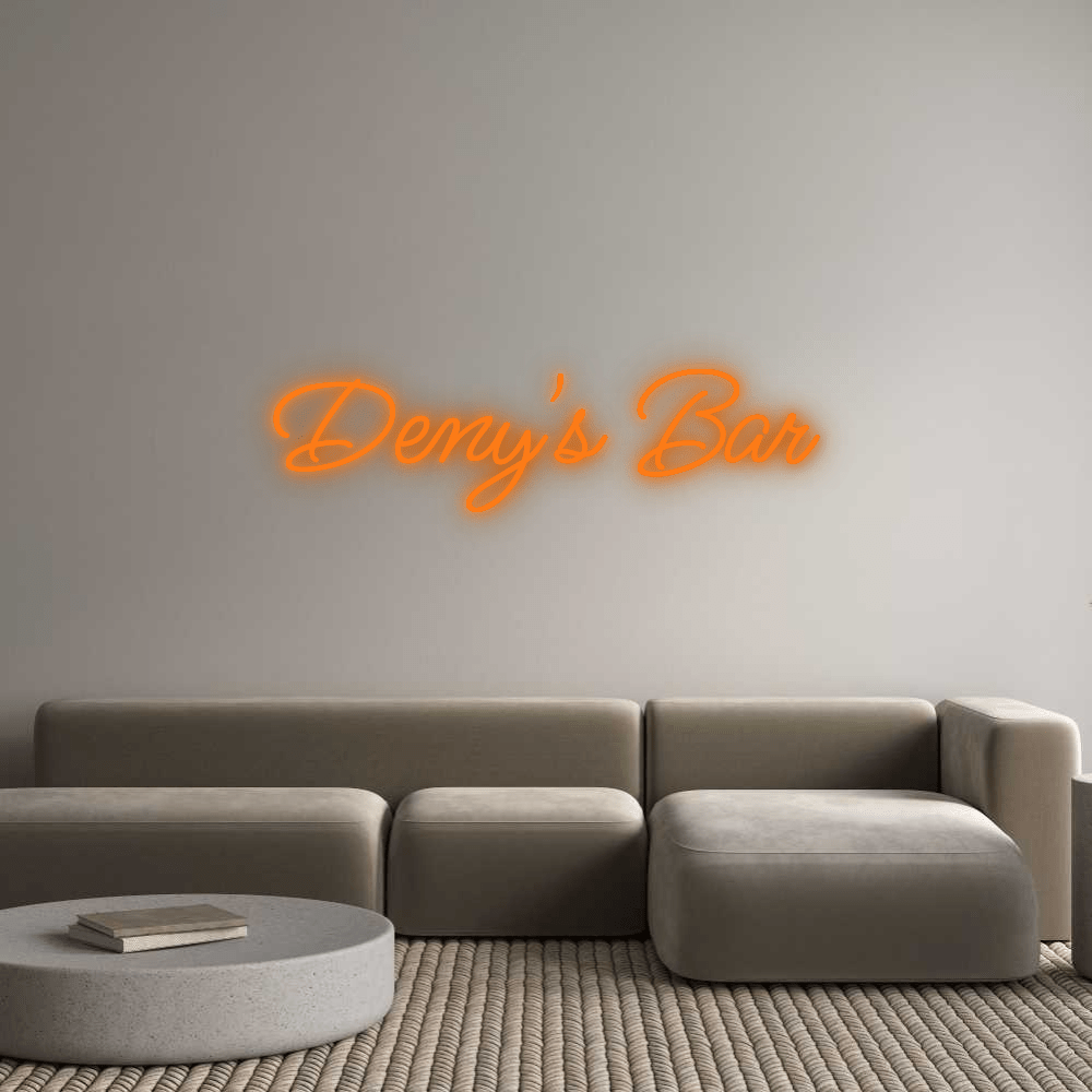 Custom Neon: Deny's Bar - Mr Luciole