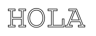 Custom Neon: HOLA - Mr Luciole