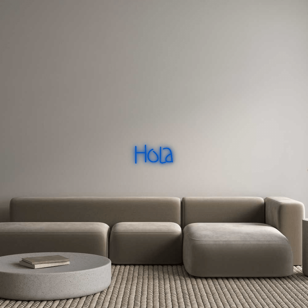 Custom Neon: HOLA - Mr Luciole