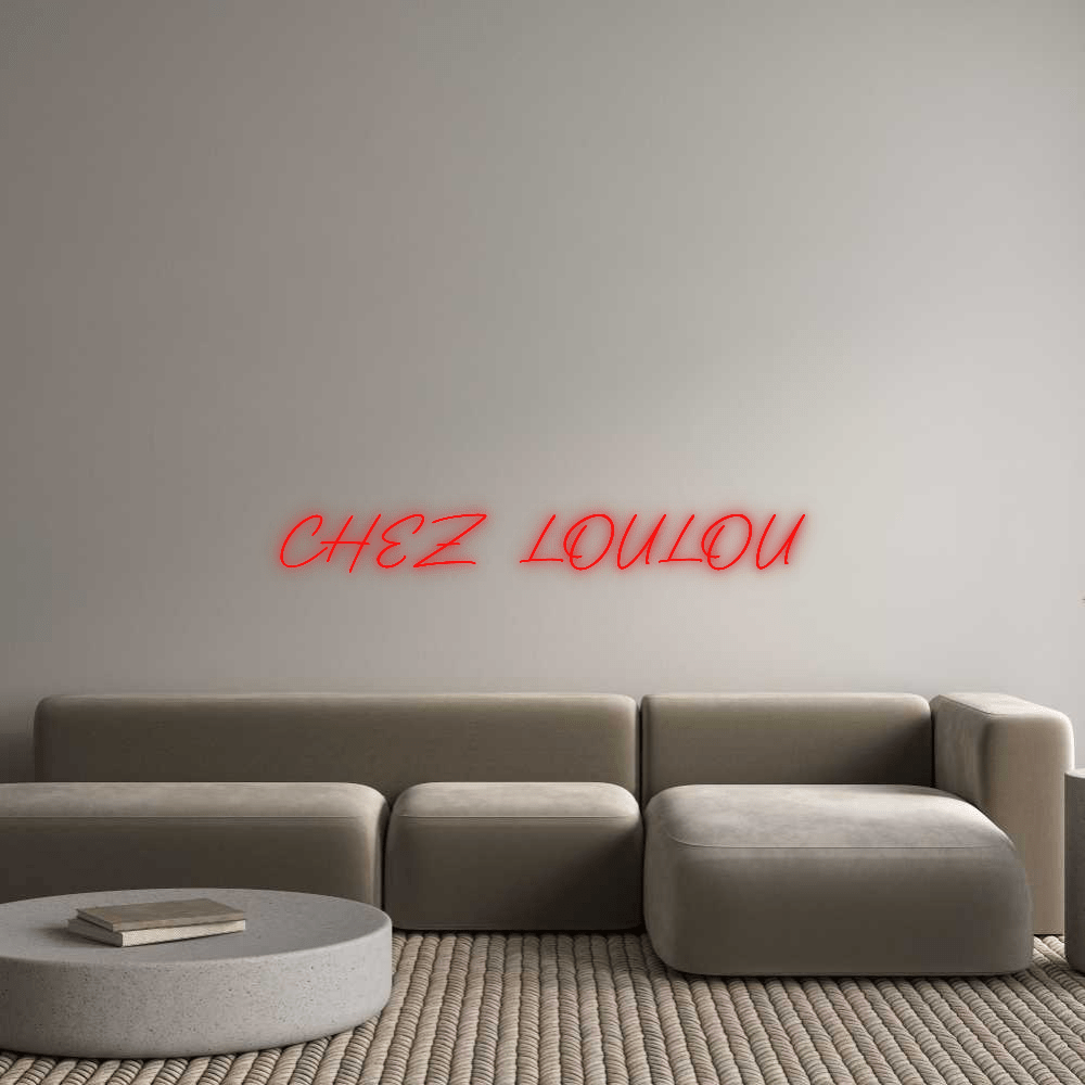 Custom Neon: CHEZ LOULOU - Mr Luciole