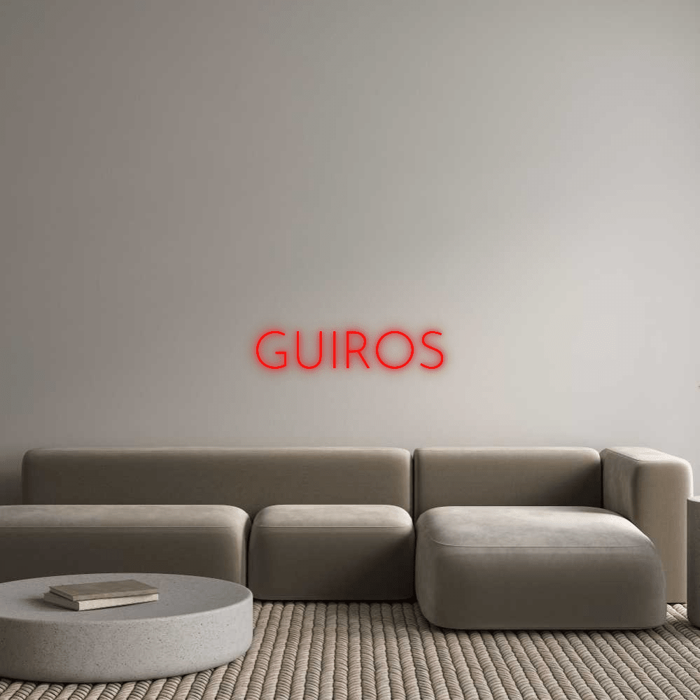 Custom Neon: GUIROS - Mr Luciole